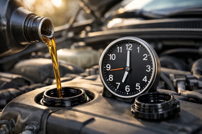 Combien de temps attendre pour mettre de l'huile moteur