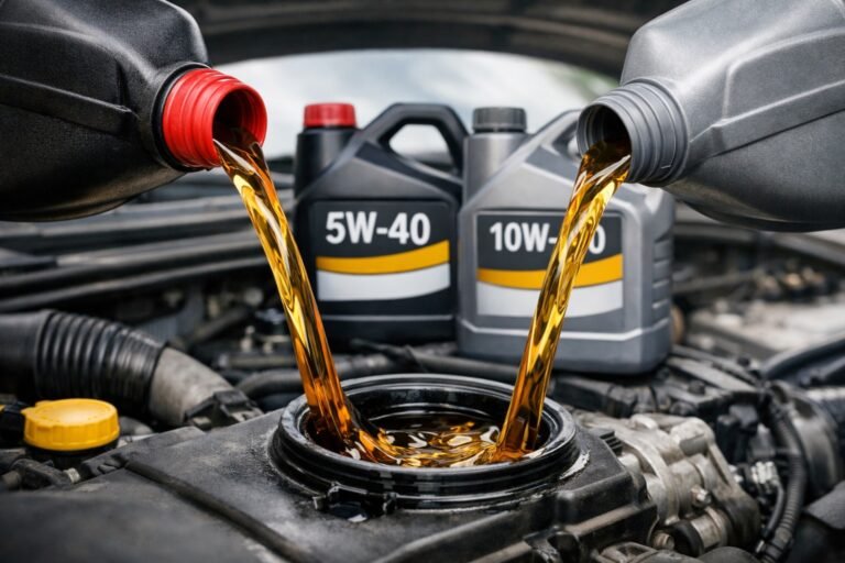 Peut-on mélanger huile moteur 5W40 et 10W40