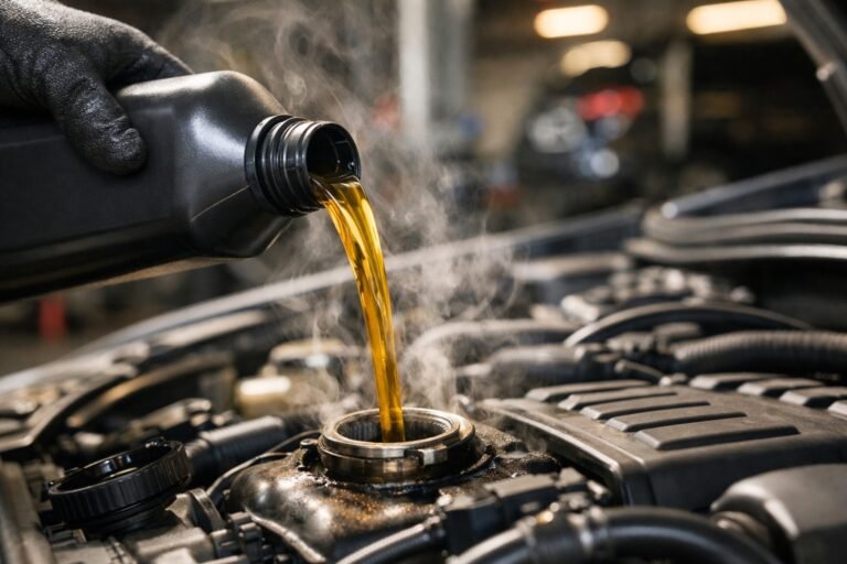 Peut-on mettre de l'huile moteur à chaud