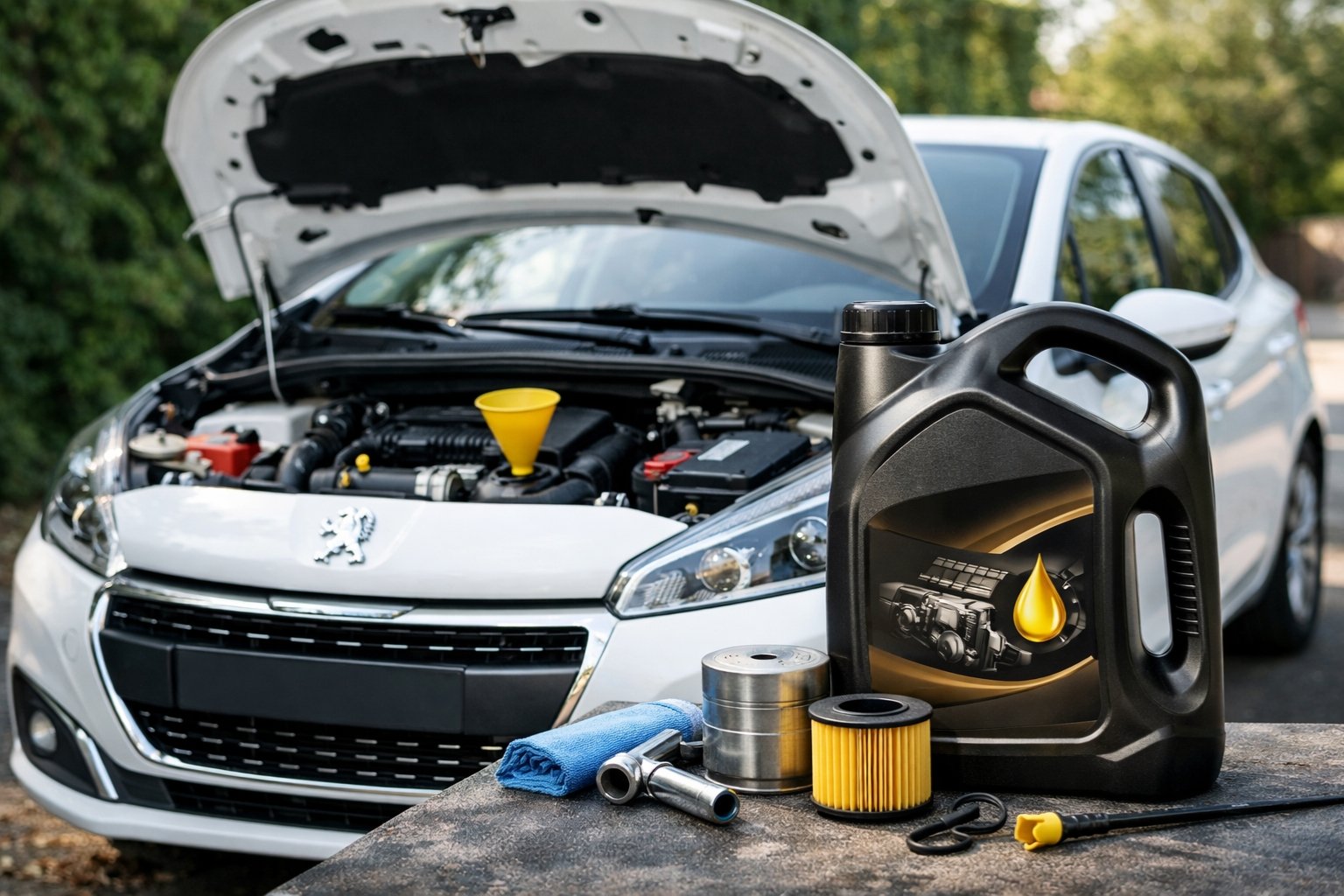 Quelle huile moteur pour Peugeot 208 1.2 essence 82 cv