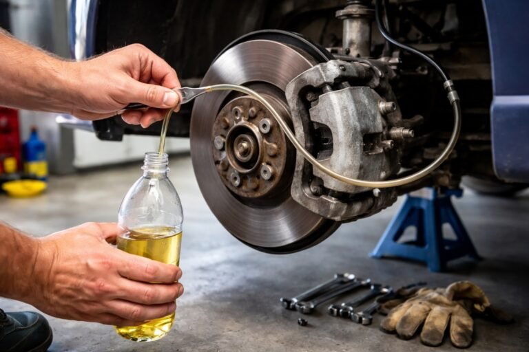 Comment purger des freins de voiture tout seul