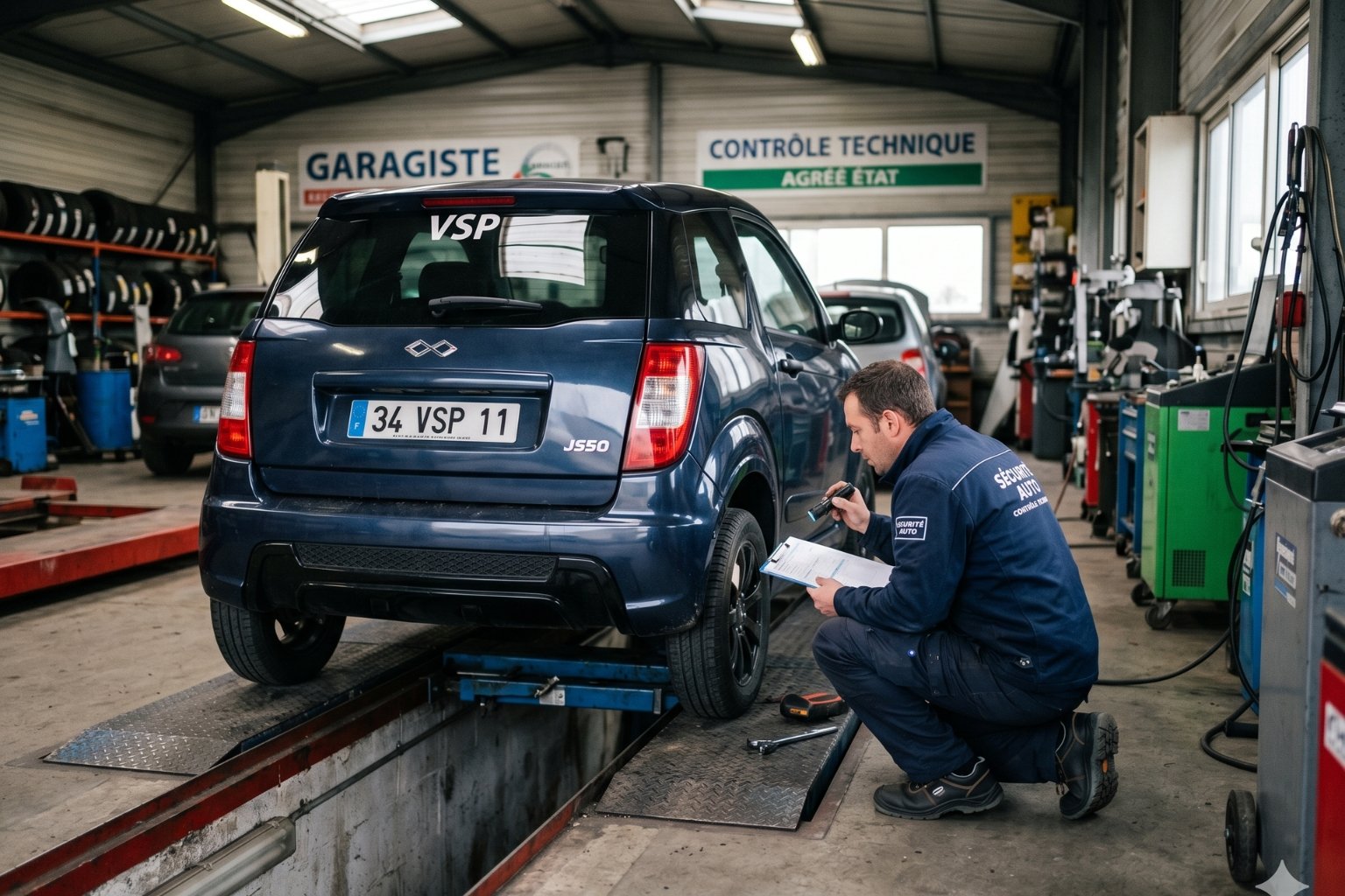 Combien coûte un contrôle technique voiture sans permis