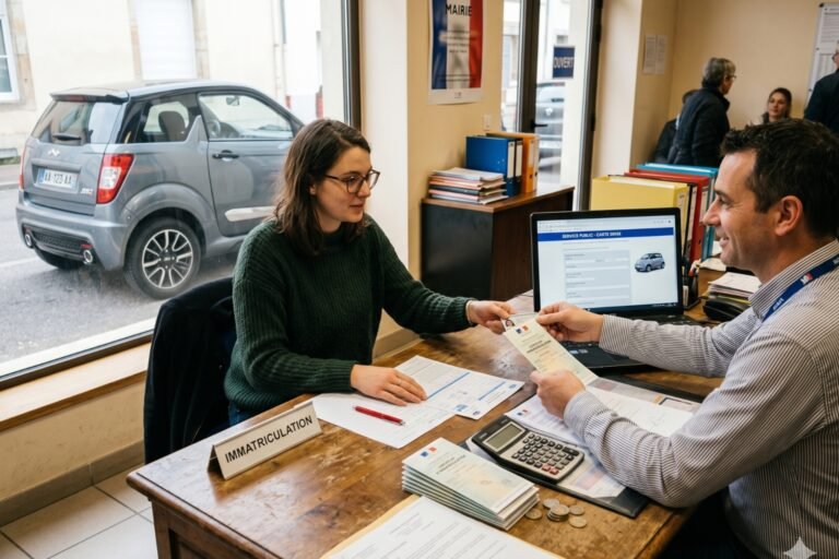 Combien coûte une carte grise de voiture sans permis