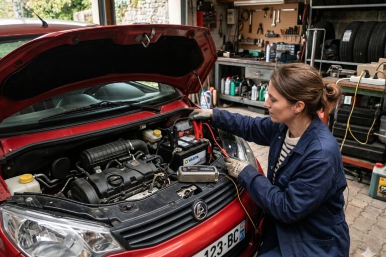 Comment recharger une batterie de voiture sans permis diesel