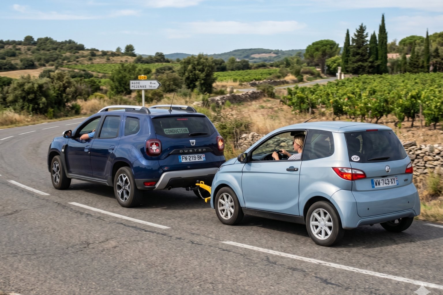 Comment remorquer une voiture sans permis