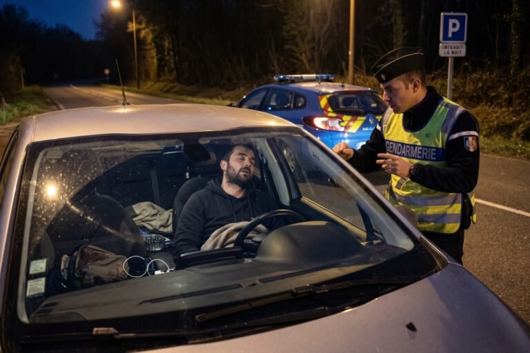 Pourquoi est-il interdit de dormir dans sa voiture